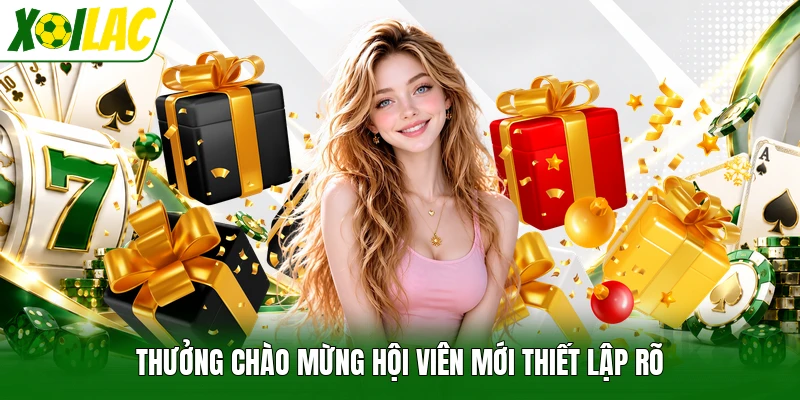 Thưởng chào mừng hội viên mới thiết lập rõ
